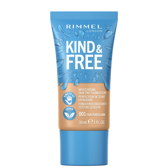 Rimmel Kind & Free Podkład do twarzy, 001 Fair Porcelain