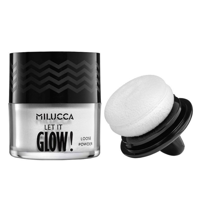 Milucca Let It Glow Loose Powder Rozświetlający puder do twarzy, 200