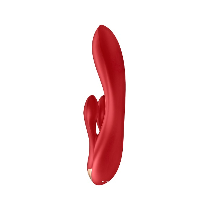 Satisfyer Masażer Double Flex Connect App Red