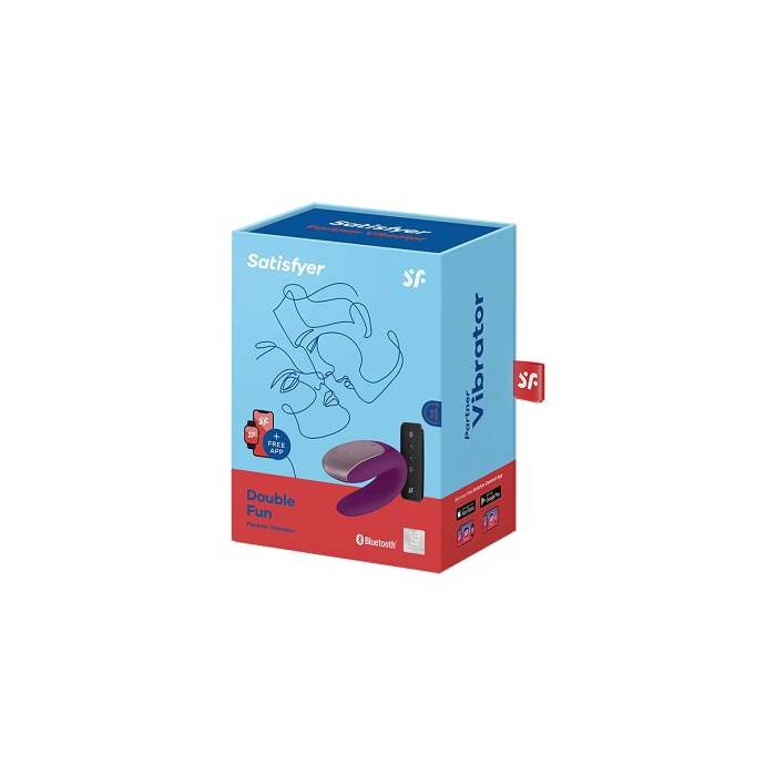 Satisfyer Masażer Double Fun Violet