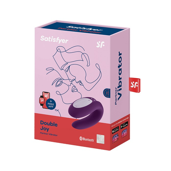 Satisfyer Masażer Double Joy Violet  