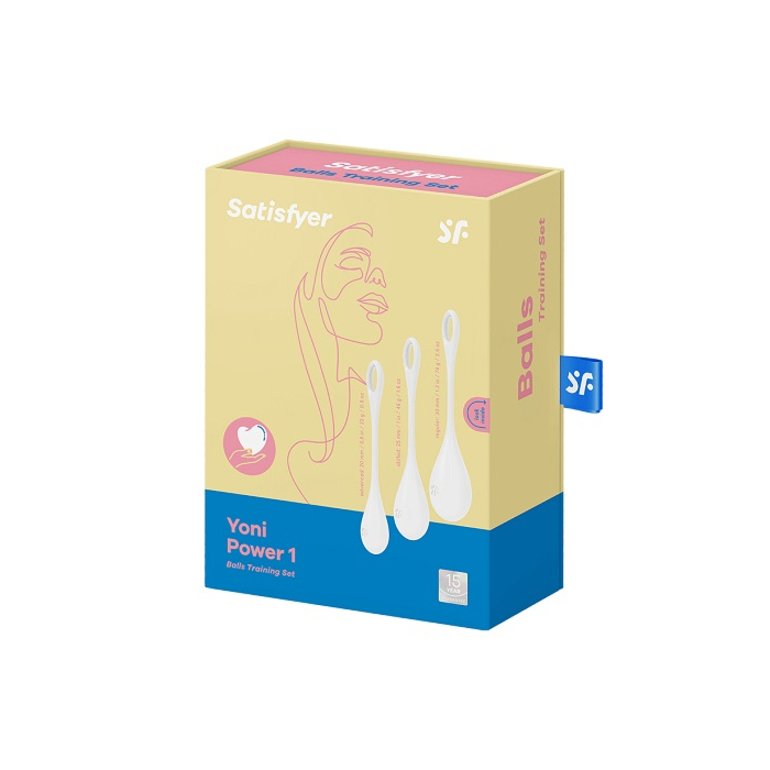 Satisfyer Yoni Power 1 zestaw kulek gejszy do ćwieczeń dna miednicy