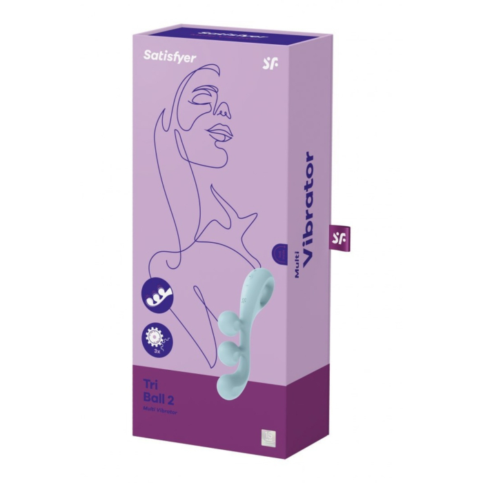 Satisfyer Masażer Tri BallLight Blue