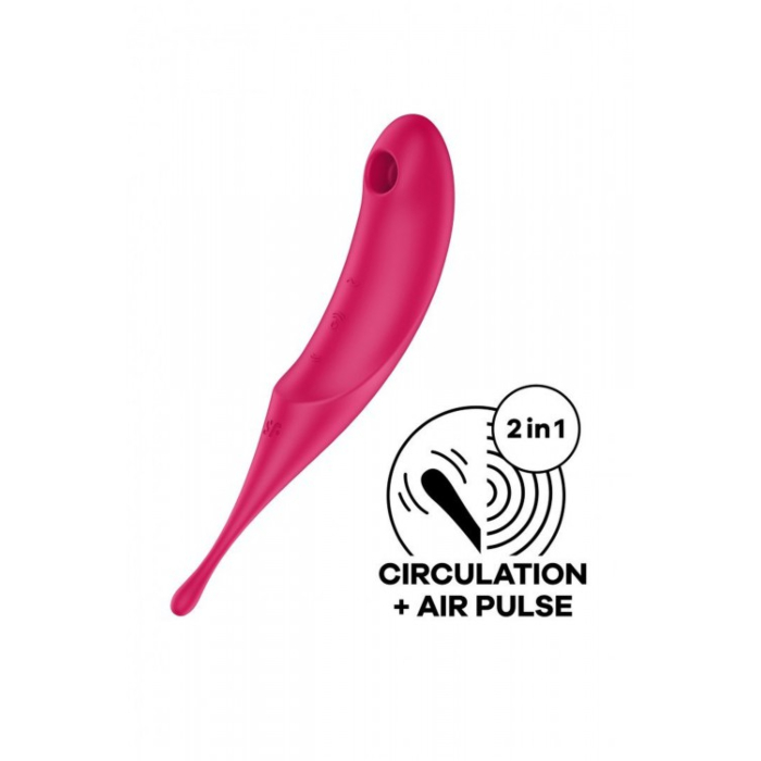 Satisfyer Masażer Twirling Pro Red