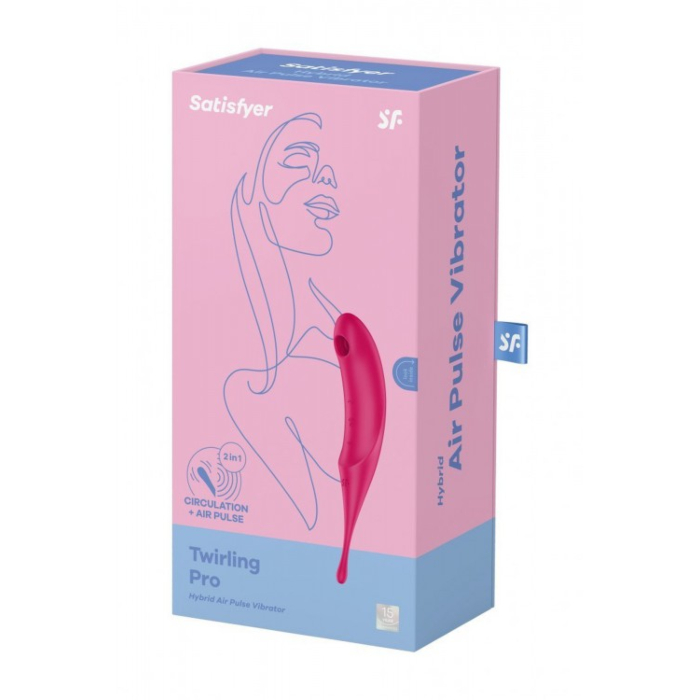 Satisfyer Masażer Twirling Pro Red