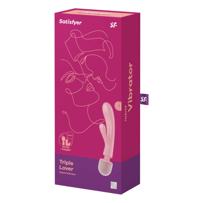 Satisfyer Triple Lover Pink Masażer
