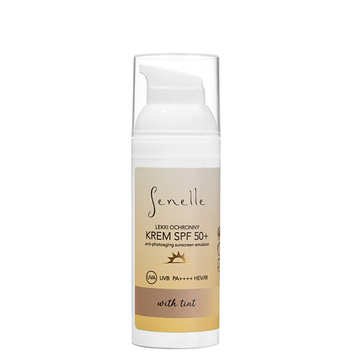 Senelle Lekki Krem ochronny SPF 50+ z Pigmentem