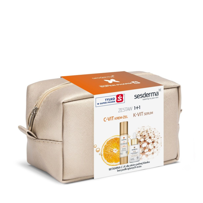 Sesderma C-VIT +  K-VIT - Zestaw (C-VIT Krem-żel 50ml + K-VIT Serum 30ml)