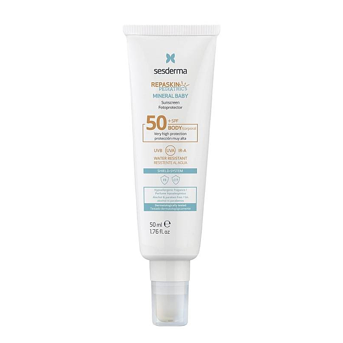 Sesderma Repaskin Mineral Baby Mineralny krem do opalania SPF 50+ 