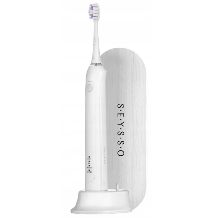Seysso Carbon Basic, szczoteczka soniczna z etui, White