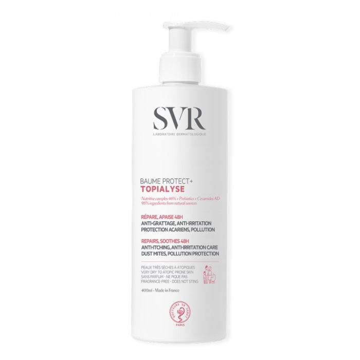 SVR Topialyse Baume Protect+, Kojący balsam ochronny do skóry atopowej 