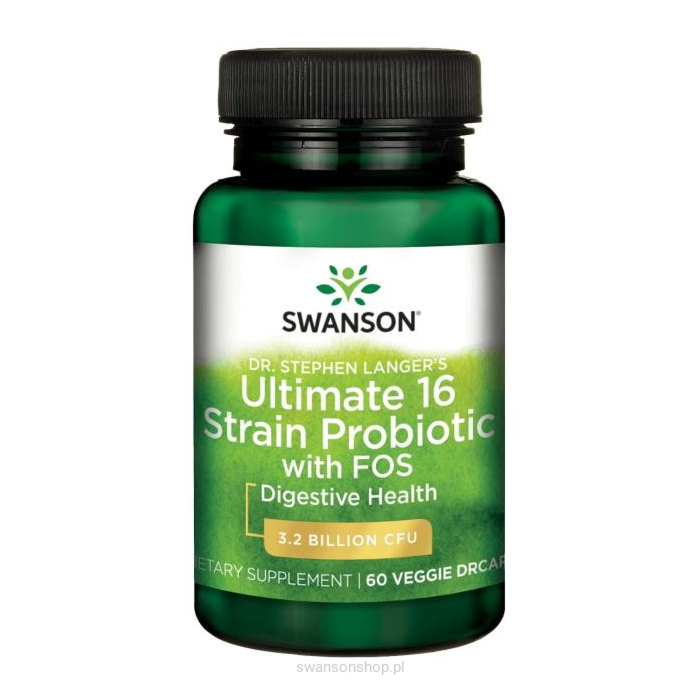 Swanson Ultimate 16 Strain Formula Probiotyk Kapsułki