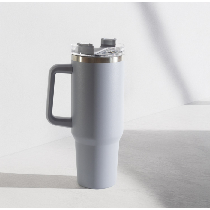 Kubek XXL z uchwytem, styl retro outdoor, 1200 ml