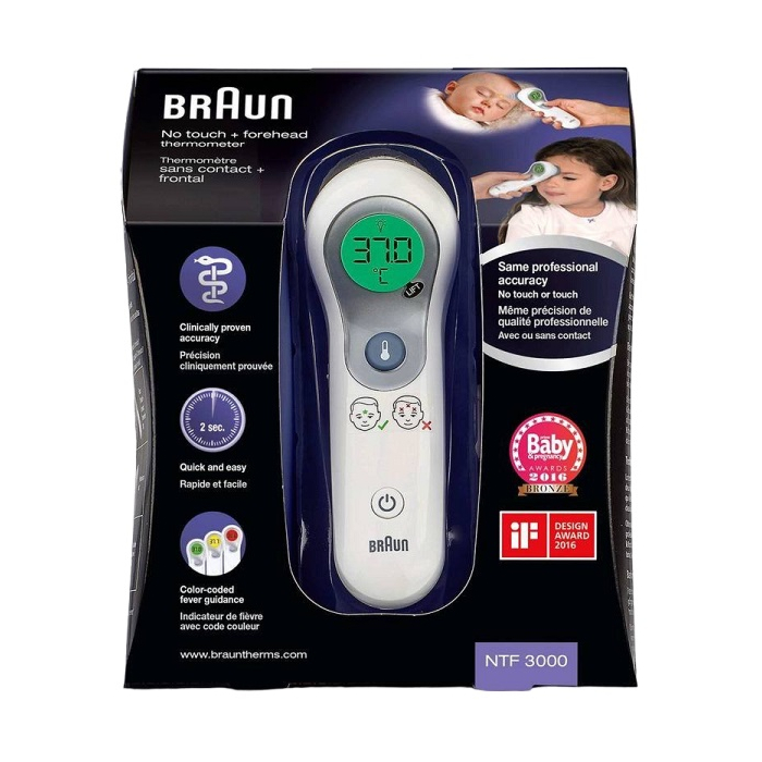 Braun NTF 3000, Termometr bezdotykowy do czoła