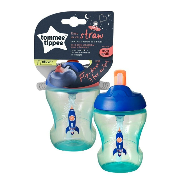 Tommee Tippee Kubek Treningowy ze Słomką 6M+ Boy