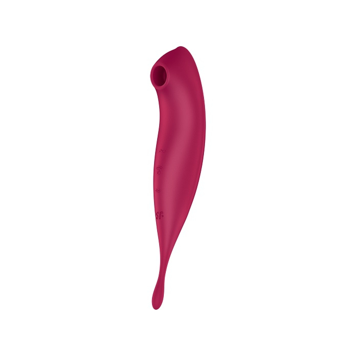 Satisfyer Masażer Twirling Pro Connect app Dark Red