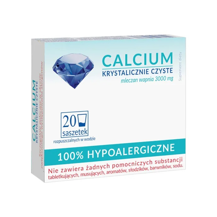 Calcium Krystalicznie Czyste 100% Hypoalergiczne
