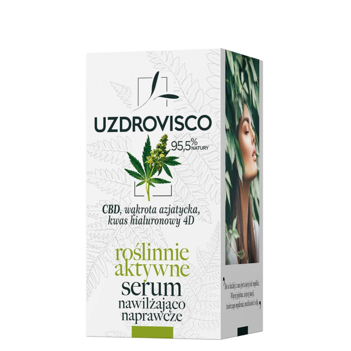 Uzdrovisco CBD Roślinnie Aktywne serum nawilżająco-naprawcze