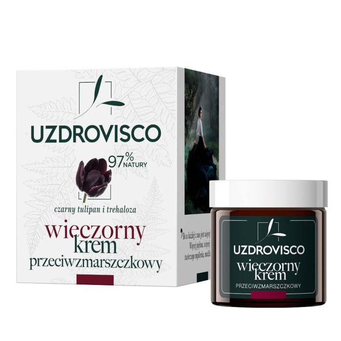 Uzdrovisco Czarny Tulipan Wieczorny Krem przeciwzmarszczkowy