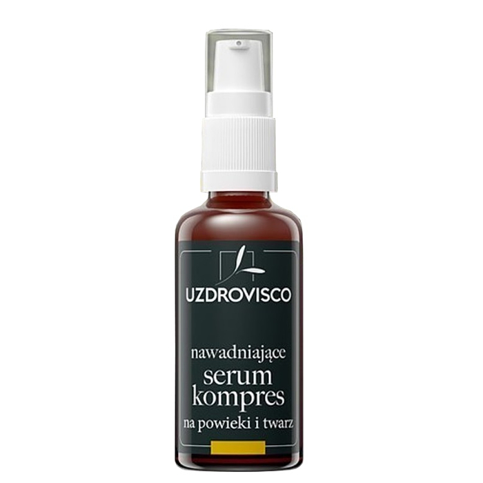 Uzdrovisco Świetlik Nawadniające serum-kompres 3w1 na powieki i twarz