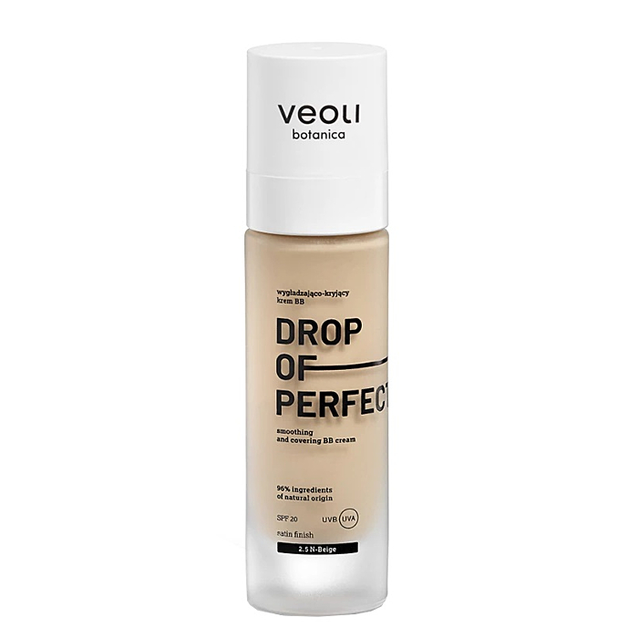 Veoli Botanica Drop of Perfection Wygładzająco-kryjący krem BB 2.5 Beige