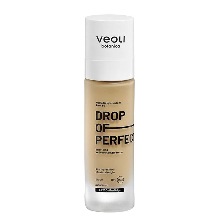 Veoli Botanica Drop of Perfection Wygładzająco-kryjący krem BB 3.0 Golden
