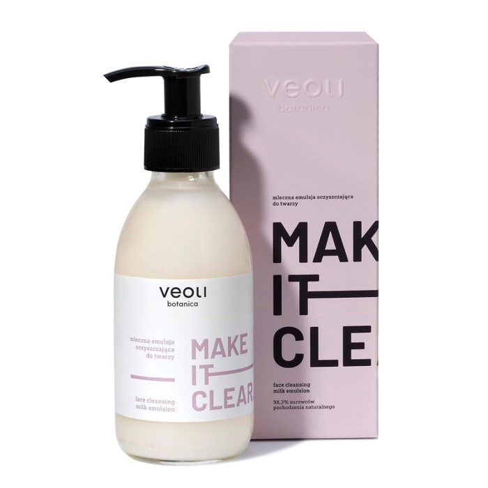 Veoli Botanica Make It Clear Mleczna emulsja oczyszczająca do twarzy
