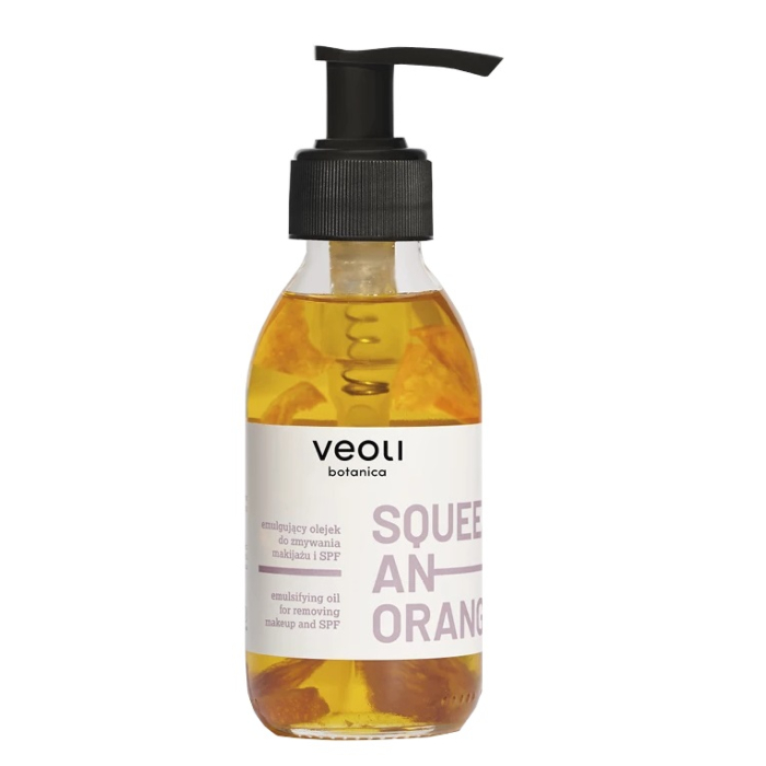 Veoli Botanica Squeeze An Orange Emulgujący olejek do Zmywania Makijażu i SPF 