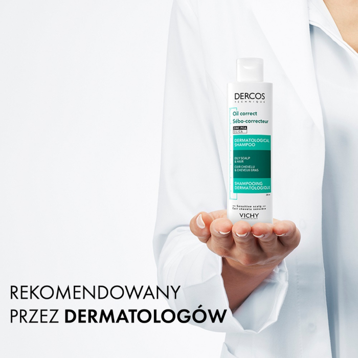 Vichy Dercos Oil Correct dla przetłuszczających się włosów szampon