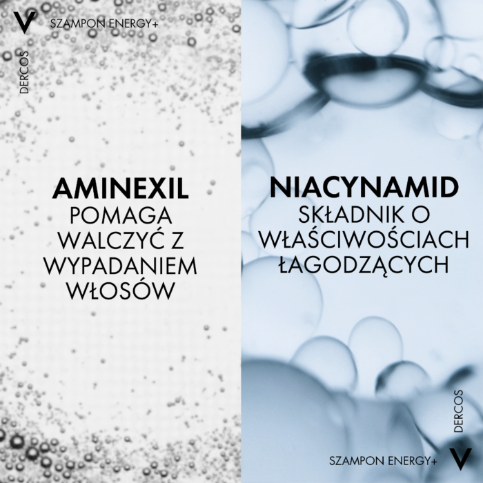 Vichy Dercos szampon wzmacniający do włosów z aminexilem, 200 ml