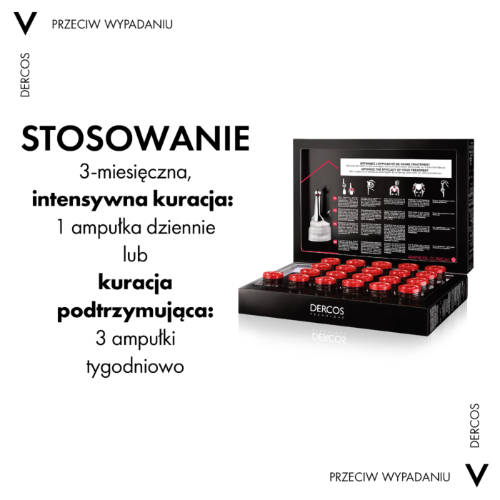 Vichy Dercos Aminexil Clinical Men Kuracja przeciw wypadaniu włosów u mężczyzn