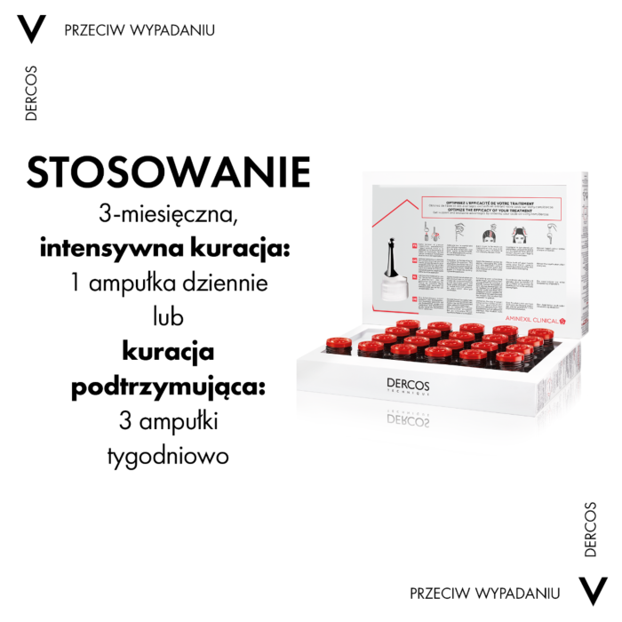 Vichy Dercos Aminexil Clinical Women Kuracja przeciw wypadniu włosów u kobiet