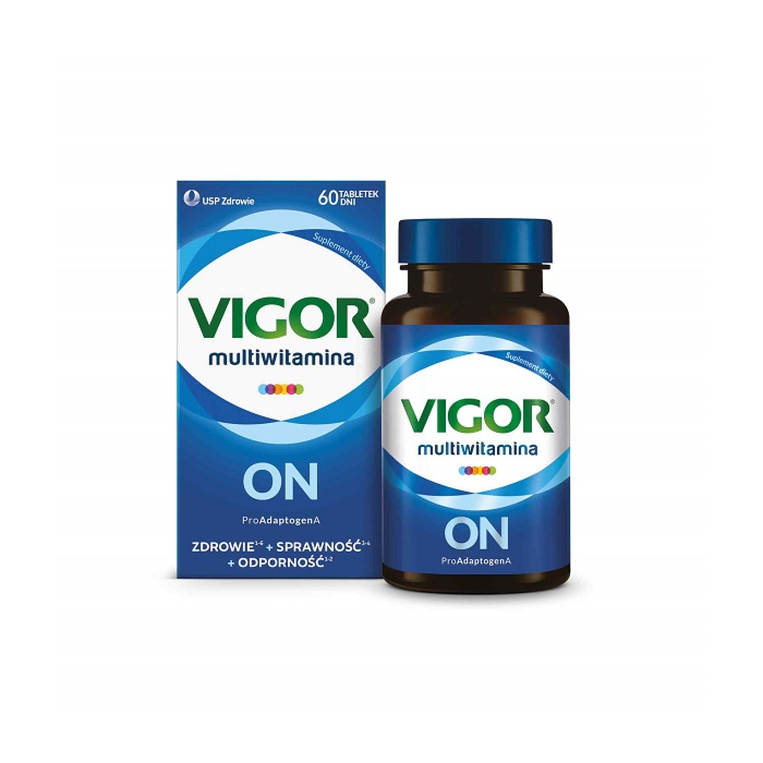 Vigor Multiwitamina On, Zestaw witamin i minerałów, Tabletki