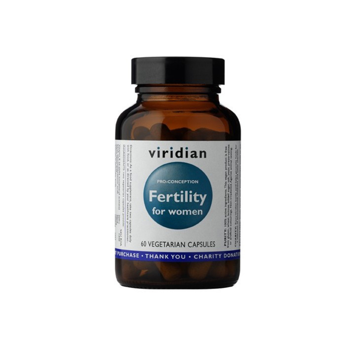 Viridian Fertility For Women, Preparat wspomagający płodność u kobiet, Kapsułki