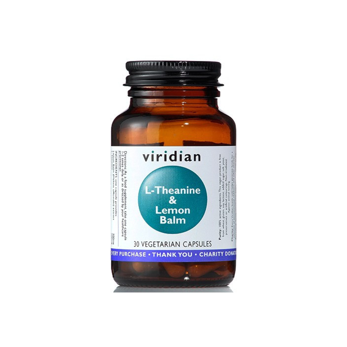 Viridian L-Teanina z Melisą, 30 Kapsułek