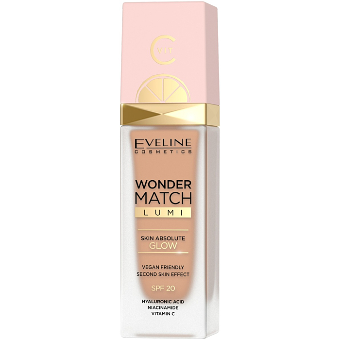 Eveline Wonder Match Lumi Podkład rozświetlający SPF 20, 25 Sand Beige