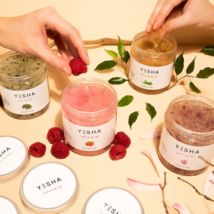 Yesha Peeling do ciała Malinowy Raj