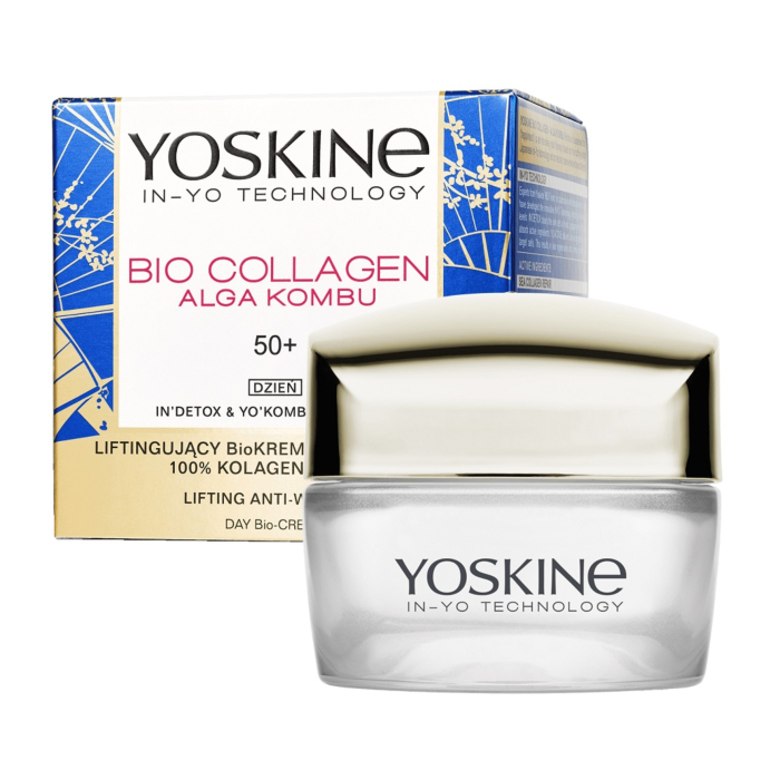 Yoskine Bio Collagen, krem do twarzy na dzień 50+, 50 ml