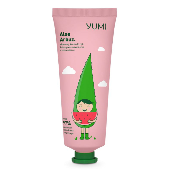 Yumi Aloesowy Krem do rąk Aloes i Arbuz