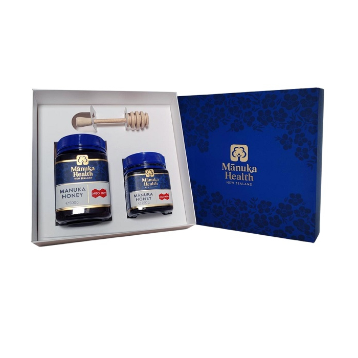 Zestaw Prezentowy Miód Manuka MGO™ 100+( 500g)oraz MGO™ 400+( 250g)