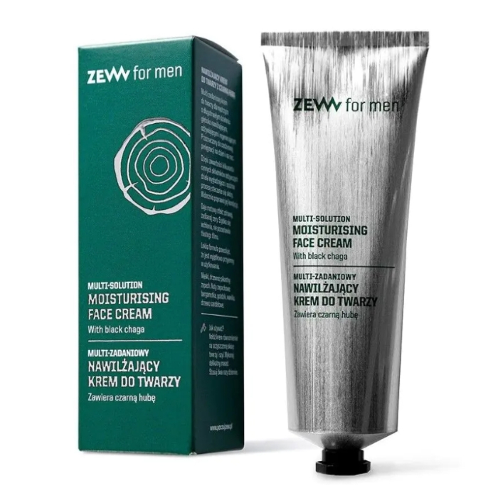 Zew For Men Multi-zadaniowy, Nawilżający Krem Do Twarzy Z Czarną Hubą 