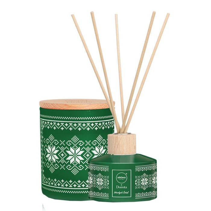 Aroma Home & Dorota Christmas Box Zimowy Las (Świeca & Patyczki )