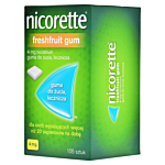 Nicorette FreshFruit Gum 4 mg Guma do żucia lecznicza, 105 szt.