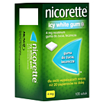Nicorette Icy White Gum 4 mg Guma do żucia lecznicza, 105 szt.