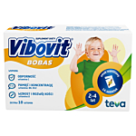 Vibovit Bobas, Zestaw witamin dla dzieci w wieku od 2 do 4 lat, Smak waniliowy, Saszetki