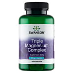Swanson Triple Magnesium Complex 400 mg Kapsułki, 100 kaps.