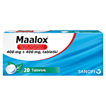 Maalox 400 mg + 400 mg 20 tabl.