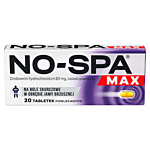 No-Spa MAX tabletki powlekane 80 mg, 20 tab.