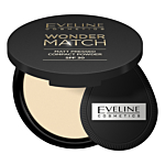 Eveline Wonder Match SPF30 Cipria Compatta 01