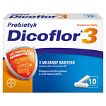 Dicoflor 3, Probiotyk dla dzieci od 3. roku życia i dorosłych, Kapsułki
